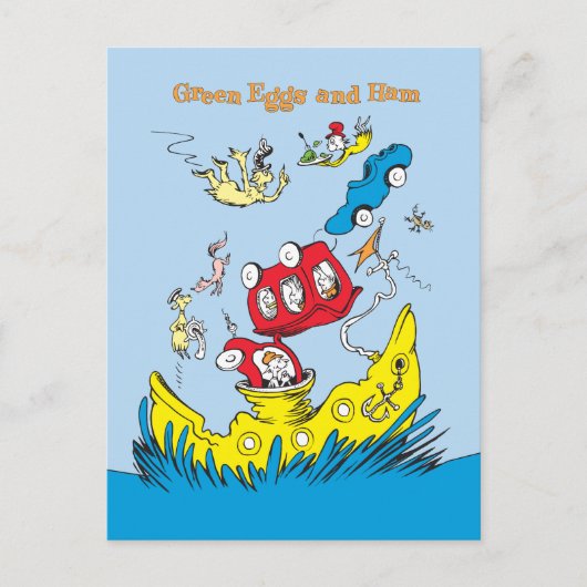 グリーンエッグとハム |どこも好きじゃない ポストカード (正面)