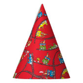 グリーンエッグとハム |トレインパターン パーティーハット (左)