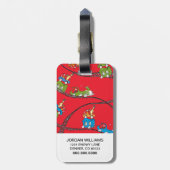 グリーンエッグとハム |トレインパターン ラゲッジタグ (裏面縦)