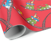 グリーンエッグとハム |トレインパターン ラッピングペーパー (ロールコーナー)