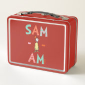 グリーンエッグとハム | Sam-I-Am メタルランチボックス (裏面)