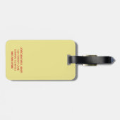 グリーンエッグとハム | Sam-I-Am ラゲッジタグ (裏面横)