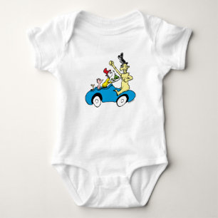 グリーンエッグス・アンド・ハムのキャラクターの車 ベビーボディスーツ