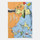 グリーンエッグス・アンド・ハムの水辺のシーン Dr.Seuss(ドクター・スース) キッチンタオル (縦)