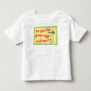 グリーンエッグス・アンド・ハムはお好きですか? トドラーTシャツ