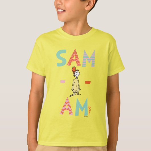 グリーンエッグス・アンド・ハム | サム・アイ・アム Tシャツ (正面)