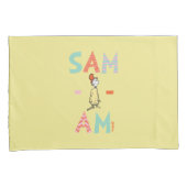 グリーンエッグス&ハム|サム·アイ·アム 枕カバー (正面右)