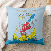 グリーンエッグス&ハム|私は彼らをどこも好きではありません クッション (ブランケット)