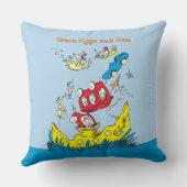 グリーンエッグス&ハム|私は彼らをどこも好きではありません クッション (裏面)