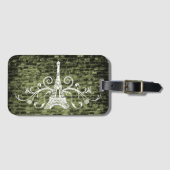 グリーンエッフェルタワーグランジラゲッジタグ ラゲッジタグ (正面横)