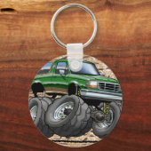 グリーンエディバウアーブロンコ キーホルダー (正面)