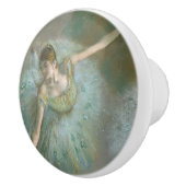 グリーンエドガー・デガのダンサー セラミックノブ (右)