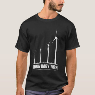 グリーンエネルギー回せベイビー回せ面白いエネルギー Tシャツ