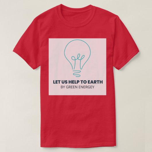 グリーンエネルギー Tシャツ (デザイン正面)