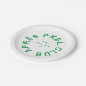 グリーンエペPKBLクラブクレストピックボール ペーパープレート (アングル)