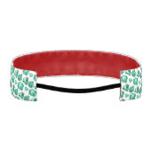 グリーンエメラルドクリスタルジェムストーンダイヤモンドジェムスカーフ アスレチックヘッドバンド (裏面)