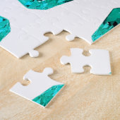 グリーンエメラルドジェムストーン ジグソーパズル (側面)