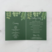 グリーンエメラルド結婚グリーンのサービスの順序 プログラム (内部)