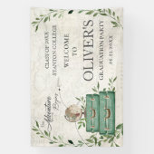 グリーンエリー 冒険の始まり 卒業おめでとう 横断幕 (縦)