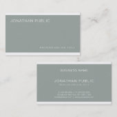 グリーンエレガントお洒落デザインラグジュアリープロフェッショナル 名刺 (正面/裏面)