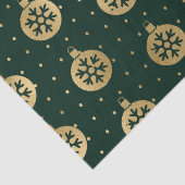 グリーンエレガントとゴールドフォイルのクリスマスボードブル 薄葉紙 (詳細)