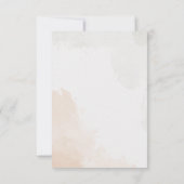 グリーンエレガントと金ゴールドの写真結婚の サンキューカード (裏面)