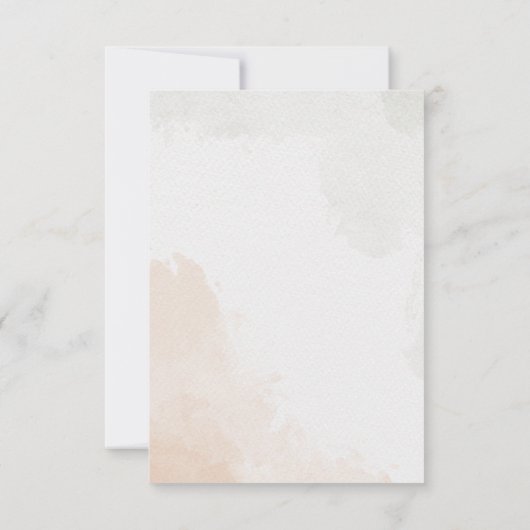 グリーンエレガントと金ゴールドの写真結婚の サンキューカード (裏面)