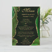 グリーンエレガントと金ゴールドフェイクグリッターアゲ結婚ート メニュー (スタンド正面)