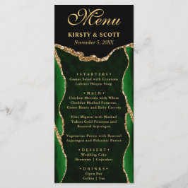 グリーンエレガントと金ゴールドフェイクグリッターアゲ結婚ート メニュー