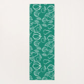 グリーンエレガントにフルーツのみヨガマット ヨガマット (裏面)