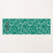 グリーンエレガントにフルーツのみヨガマット ヨガマット (正面(横))