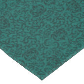 グリーンエレガントウィリアムモリススタイルフローラダマスク テーブルクロス (アングル)