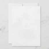 グリーンエレガントウェディング招待状 招待状 (裏面)