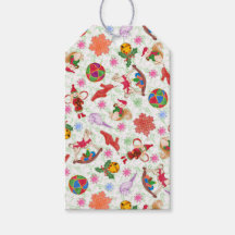 グリーンエレガントキッチュウォーターカラーディツィーホリデイ