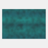 グリーンエレガントグリッターダマスクギフト ラッピングペーパーシート (正面2)