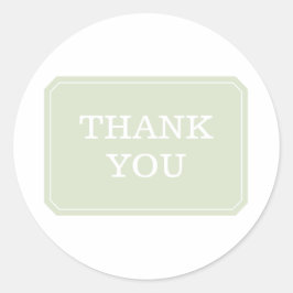 グリーンエレガントサンキュー ラウンドシール