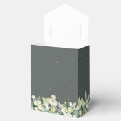 グリーンエレガントスノーベリー+ユーカリブライダルシャワー フェイバーボックス (オープン)