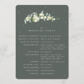 グリーンエレガントスノーベリー+ユーカリ結婚トゥス プログラム (裏面)