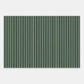 グリーンエレガントダマスク ラッピングペーパーシート (正面2)