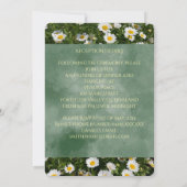 グリーンエレガントデイジー結婚ズ 招待状 (裏面)