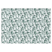 グリーンエレガントトイルカントリークリスマス テーブルクロス (正面(横))