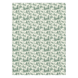 グリーンエレガントトイルフランスのカントリークリスマス テーブルクロス