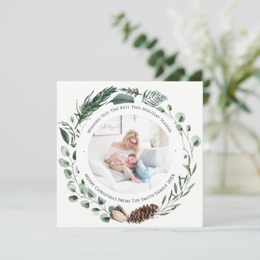 グリーンエレガントパインバウリースウォーター色フローラ シーズンカード (スタンド正面)