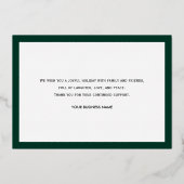 グリーンエレガントビジネス 箔シーズンカード (裏面)