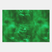 グリーンエレガントフォイル ラッピングペーパーシート (正面3)