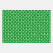 グリーンエレガントフォイル ラッピングペーパーシート (正面)