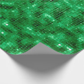 グリーンエレガントフォイル ラッピングペーパー (角)