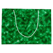 グリーンエレガントフォイル ラージペーパーバッグ (裏面)