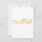 グリーンエレガントフォト妻アニバーサリーカード サンキューカード (裏面)