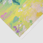 グリーンエレガントフローラダチョウのデコページ 薄葉紙 (詳細)